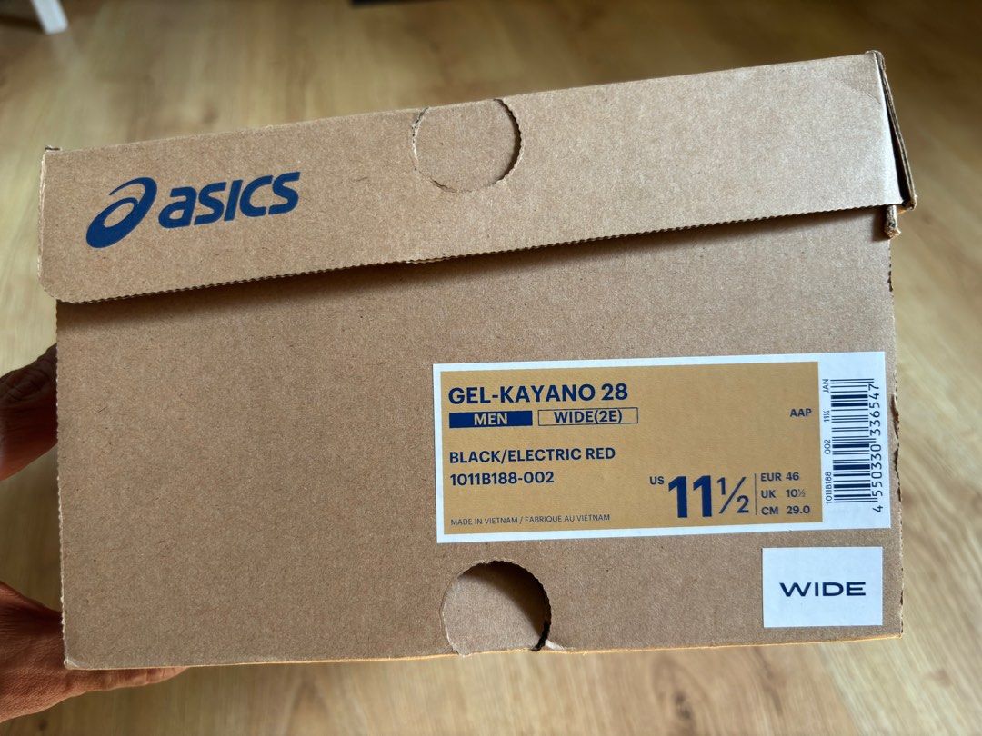 ASICS Gel Kayano 28 US 11.5 UK 10.5 Euro 46 Insoles