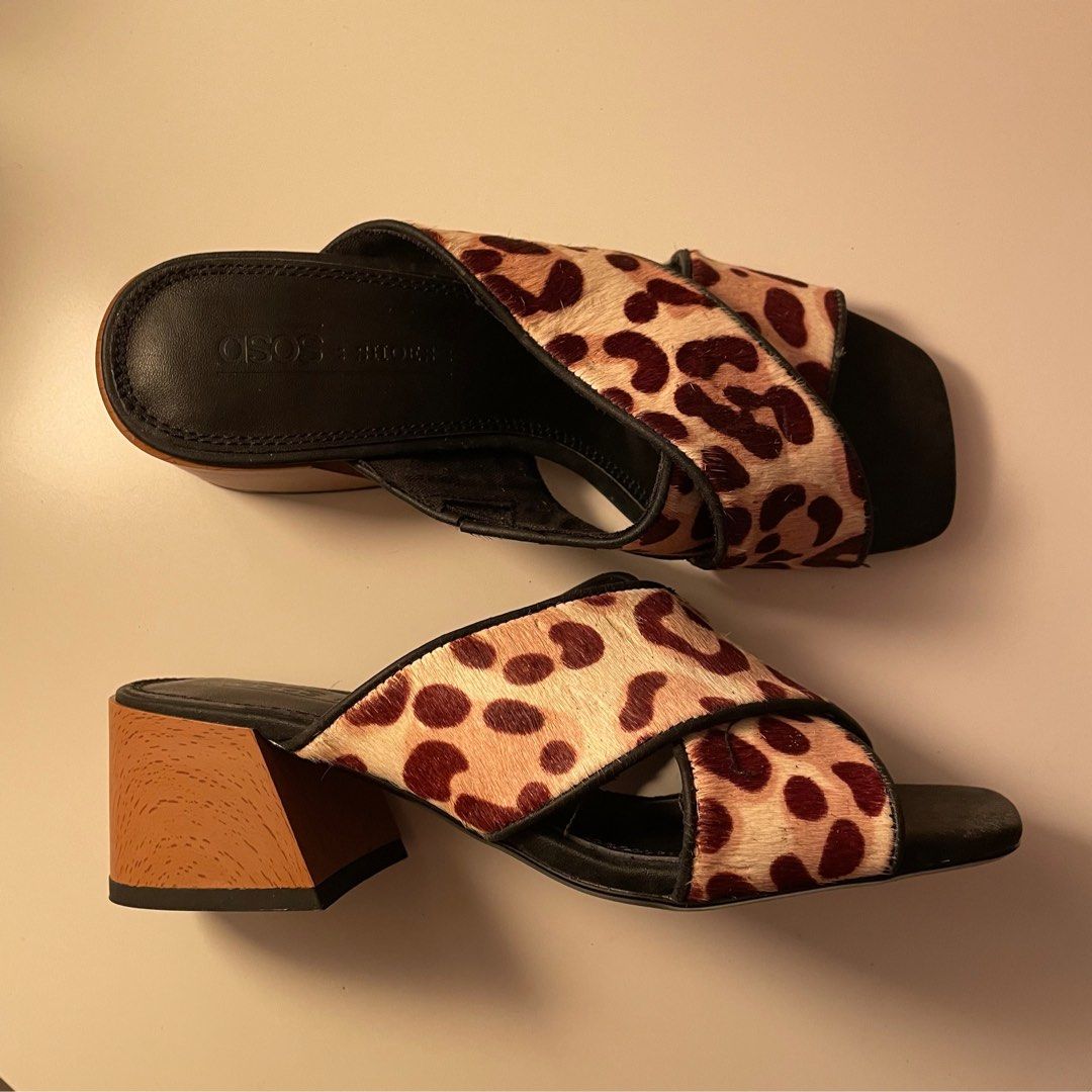 Asos leopard heels top
