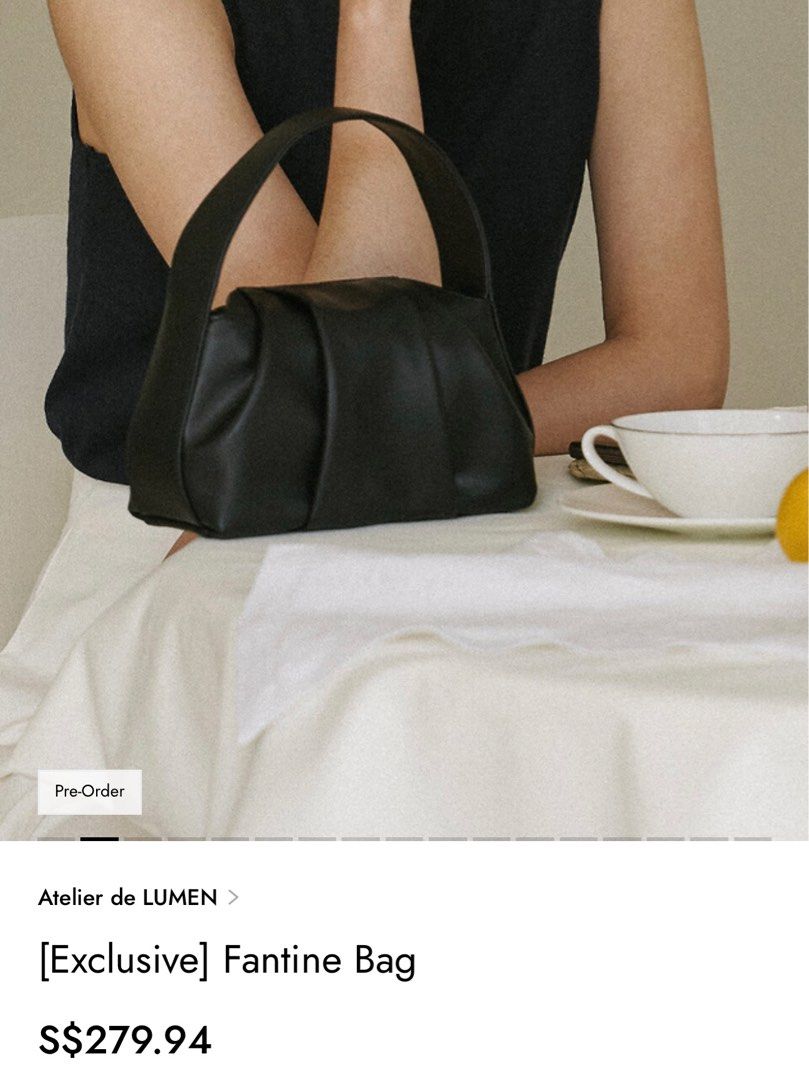 Atelier de LUMEN Fantine Bag - Soft black, Women