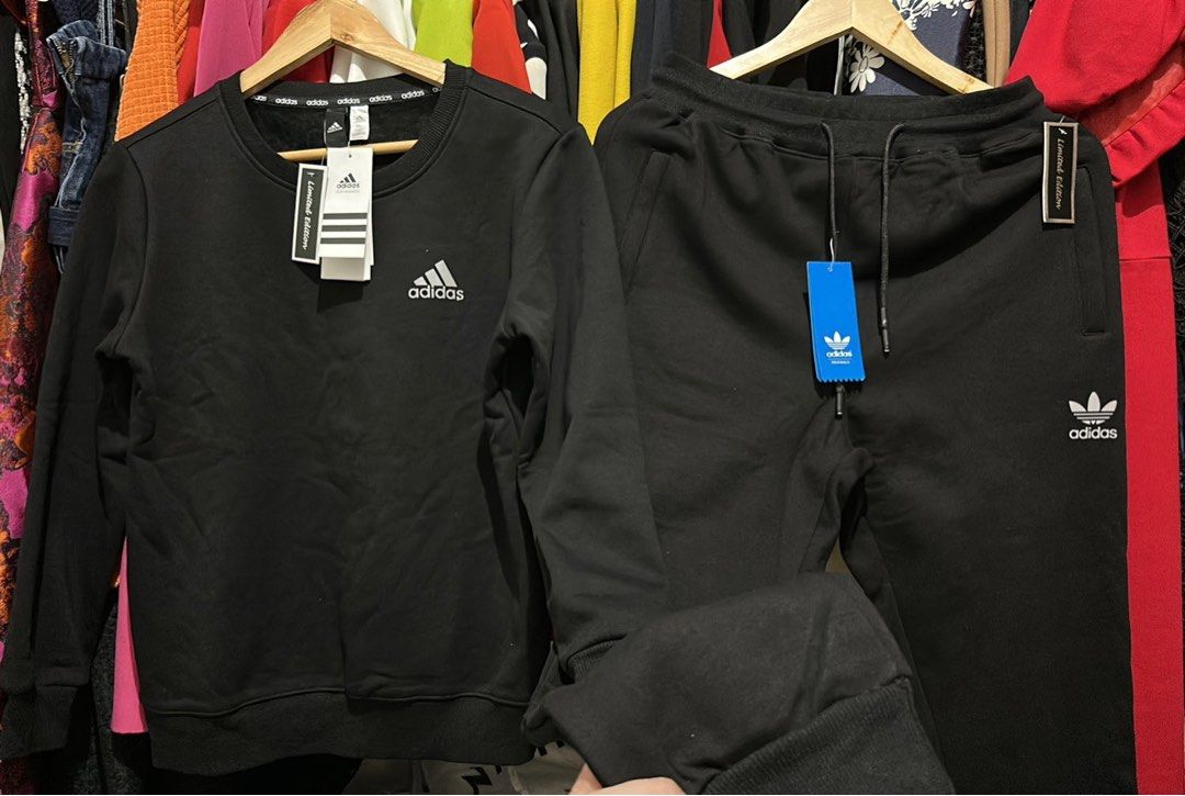 💯Auth Adidas Coordinates Set Brand new with tag (Category: Sets or Coordinates) located in Makati City. Submitted by brandedshopoffers (Listing ID 1294807041, Image 1). Description: 💯Authentic Adidas Coordinates Set Brand New with tag and washed tag super high quality thick and heavy‼️ Size: Medium Large XL small-Sold Price: 2,500.
