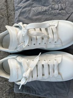 Authentic Alexander Mcqueen oversized sneakers white/white size US 8 eur 41