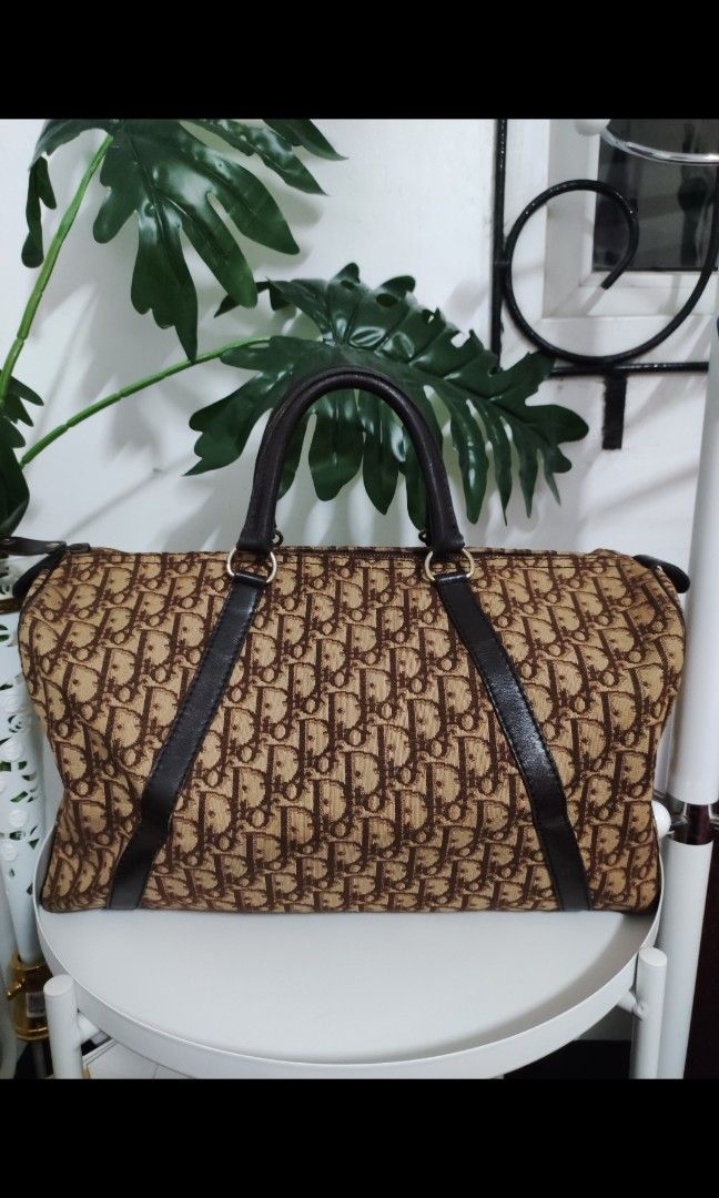Vintage dior travel bag deals