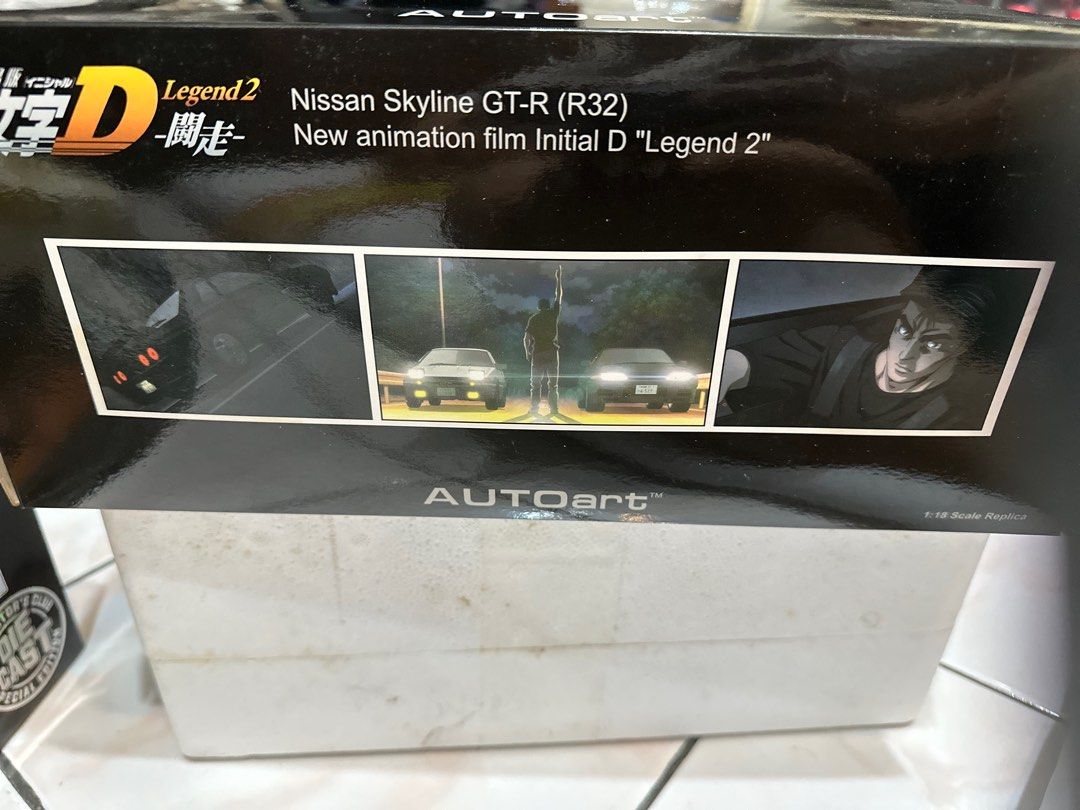 Autoarts Initial D Legend 2 1:18 (Category: Vehicle & Diecast Models) located in Makati City. Submitted by heartbreakerathigh (Listing ID 1294824053, Image 2). Description: Back in Box Displayed in case Item 100% unscrewed Box 90% condition .