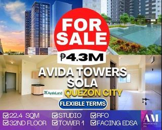 Avida Towers Sola Quezon City (Resale) Studio