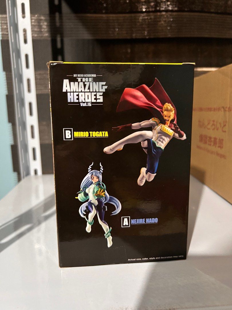 Banpresto Mirio Togata Figure My Hero Academia (Category: Figurines & Statues) located in Malabon City. Submitted by xinshunn (Listing ID 1294745328, Image 2). Description: MISB MOP: GCash MOD: Lalamove/Grab at buyer's expense Loc: Malabon Send a message for more info or pics, thanks!.