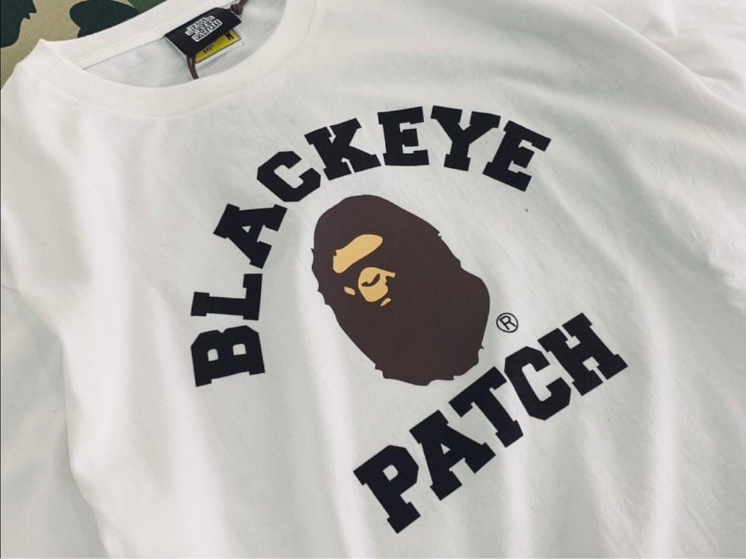 即日発送】Bape Black Eye Patch College Mini - 半袖(Tシャツ)