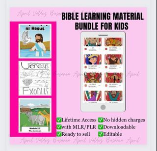 BIBLE LEARNING MATERIALS FOR KIDS (ALL AGE)