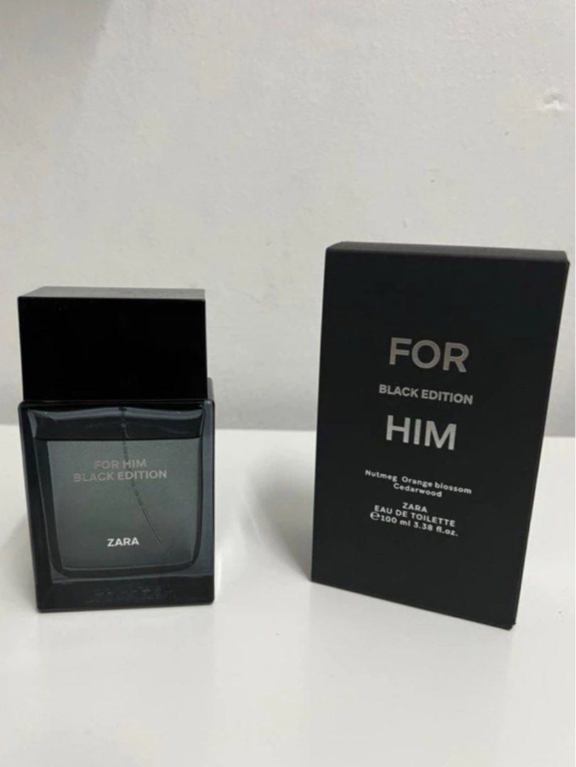 black edition for him zara