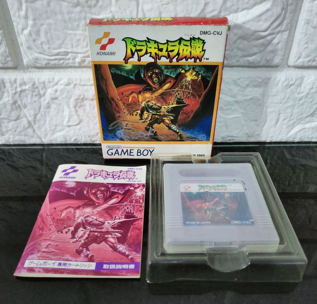 Boxed Konami Dracula Densetsu Castlevania | Authentic GB Game (Category: Nintendo) located in Caloocan City. Submitted by RetroGuild (Listing ID 1294787236, Image 1). Description: ⚡⚡Boxed Konami Dracula Densetsu Castlevania | Authentic GB Game⚡⚡ 💵PRICE: •₱2,999 only 🖊️DESCRIPTION: •Original | Genuine •Pre-owned | Used •Tested | Good Working Condition •JPN Region •All are Authentic including Cartridge, Box, Tray & Manual •Compatibility: Game Boy