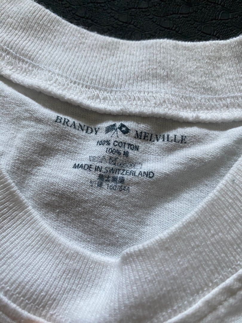Brandy Melville eden crop top Zara H&M holister , 女裝, 上衣, T