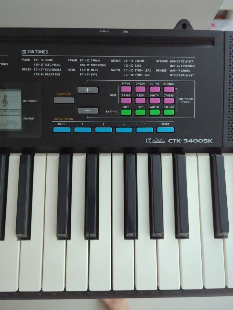 Casio Keyboard CTK 3400SK