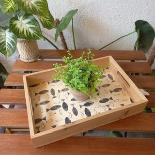 Cedar wood tray