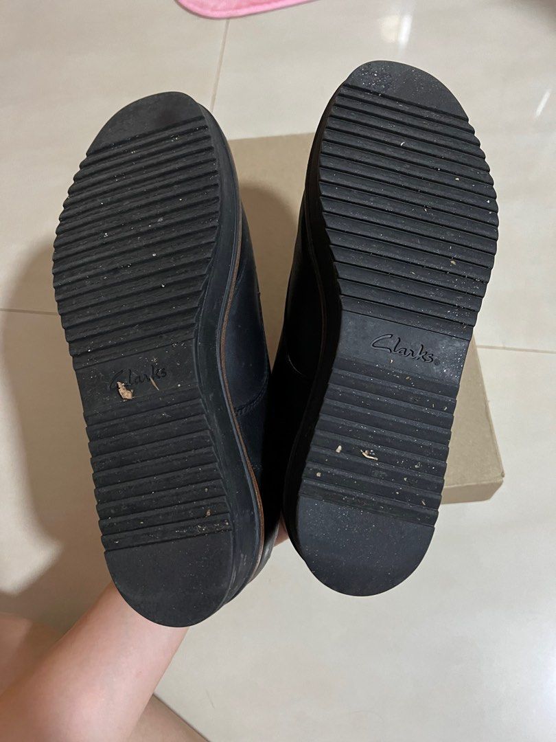 Clarks Teadale Rhea Oxford Shoes Black Brown Women s Fashion Footwear Loafers on Carousell