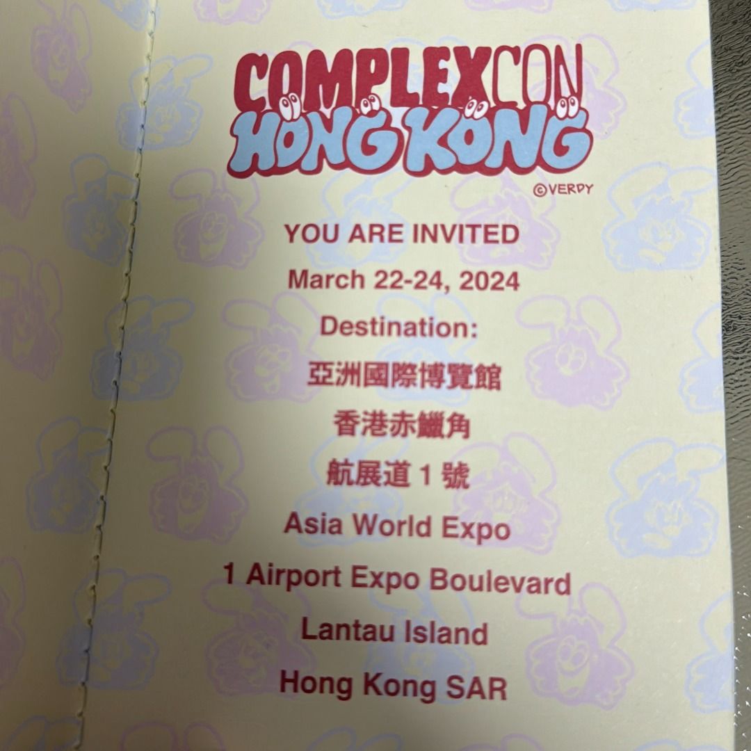 Complexcon 2024 Passport 全新, 興趣及遊戲, 收藏品及紀念品, 明星周邊 Carousell