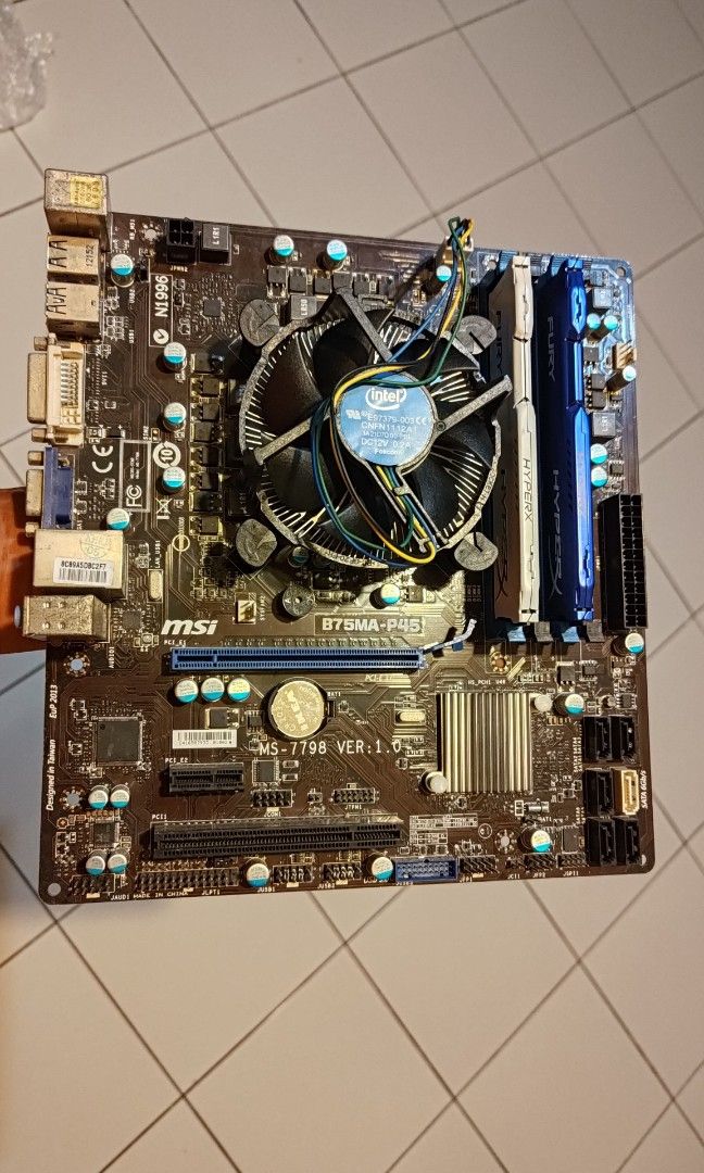 Cpu combo (cpu+motherboard+ram), Computers & Tech, Parts & Accessories