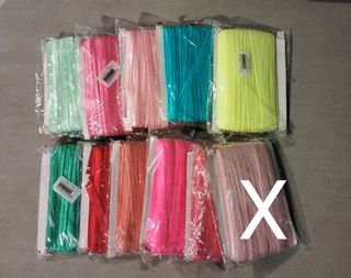 Colour Elastic Cord Thread 1mm diameter rubber band Tie elastic