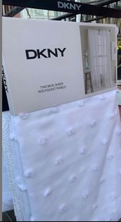 DKNY SHEER POPPY CURTAINS set