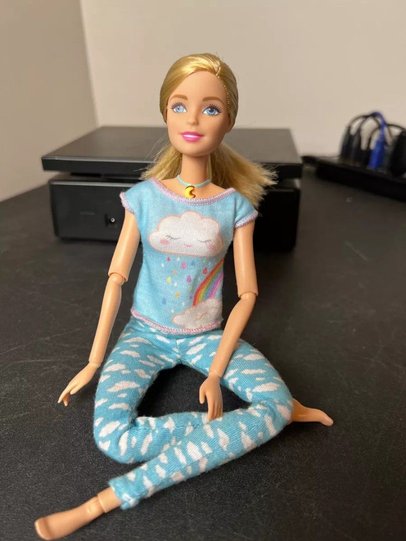 BREATH WITH ME YOGA BARBIE ARTICULATE DOLL WITH SOUND & LIGHT ENCOURAGE  WELLNESS