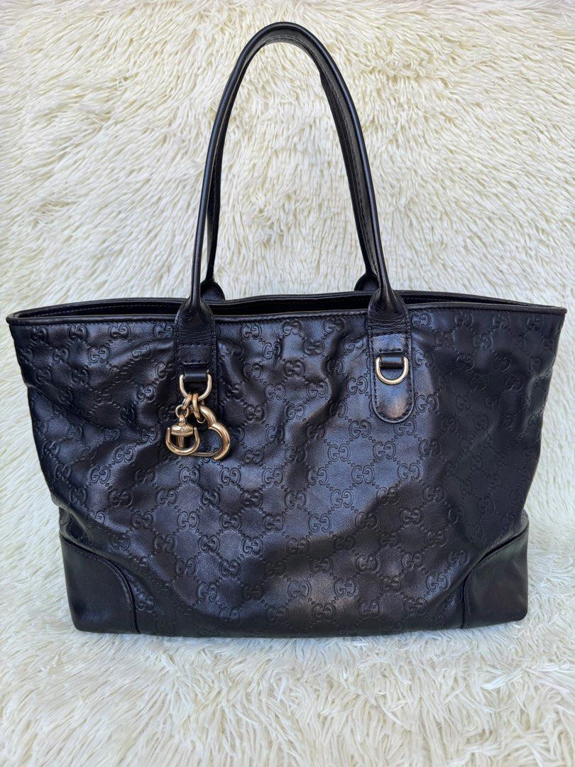 Gucci GG Heart Bit Tote in Guccissima Leather Luxury Bags Wallets on Carousell