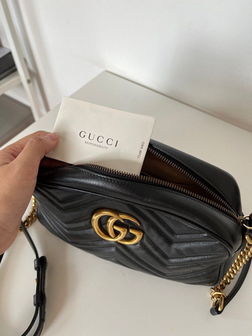 Gucci Marmont Matelasse Small Bag Authentic