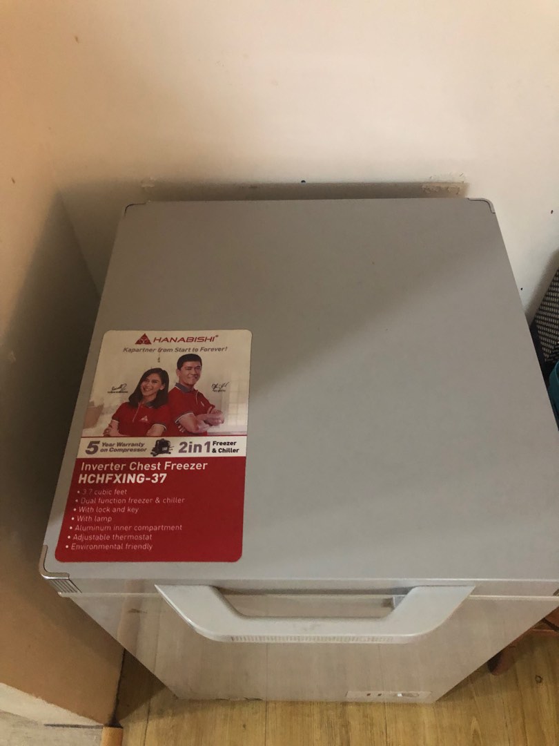 Hanabishi Inverter Chest Freezer 2 in 1 Feezer and Chiller, TV & Home Appliances, Kitchen