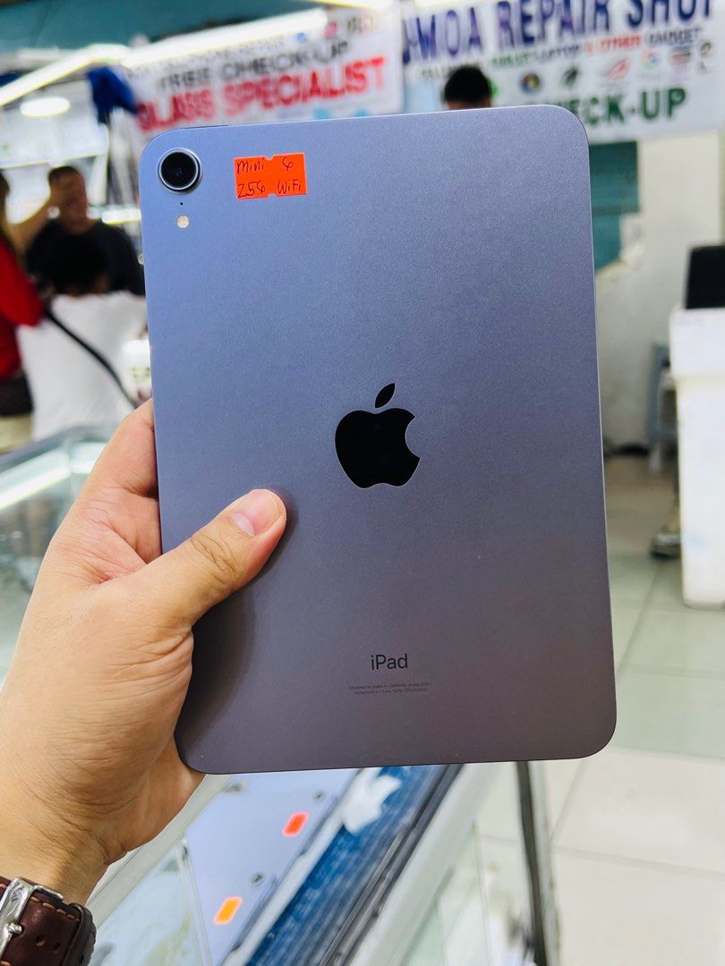 iPad Mini 6 256GB Wifi Only 100%smooth No issues (Category: iPad) located in San Juan City. Submitted by saabangadgetshop (Listing ID 1294653628, Image 2). Description: Onhand | Pre-owned iPad Mini 6 256GB Wifi Only NTC APPROVED NO HIDDEN ISSUES NO HISTORY OF REPAIR 99%Smooth TEST TO SAWA RESET ALL YOU WANT NOT REFURBISHED AUTHENTIC PHONE ALL WORKING FREE 3uTools 🖥️ 🆓Freebies ✅Adaptor w/cable ✅Case ✅Tempered Mode of Payment : ⬇️ ▪️Cash ▪️Bank T