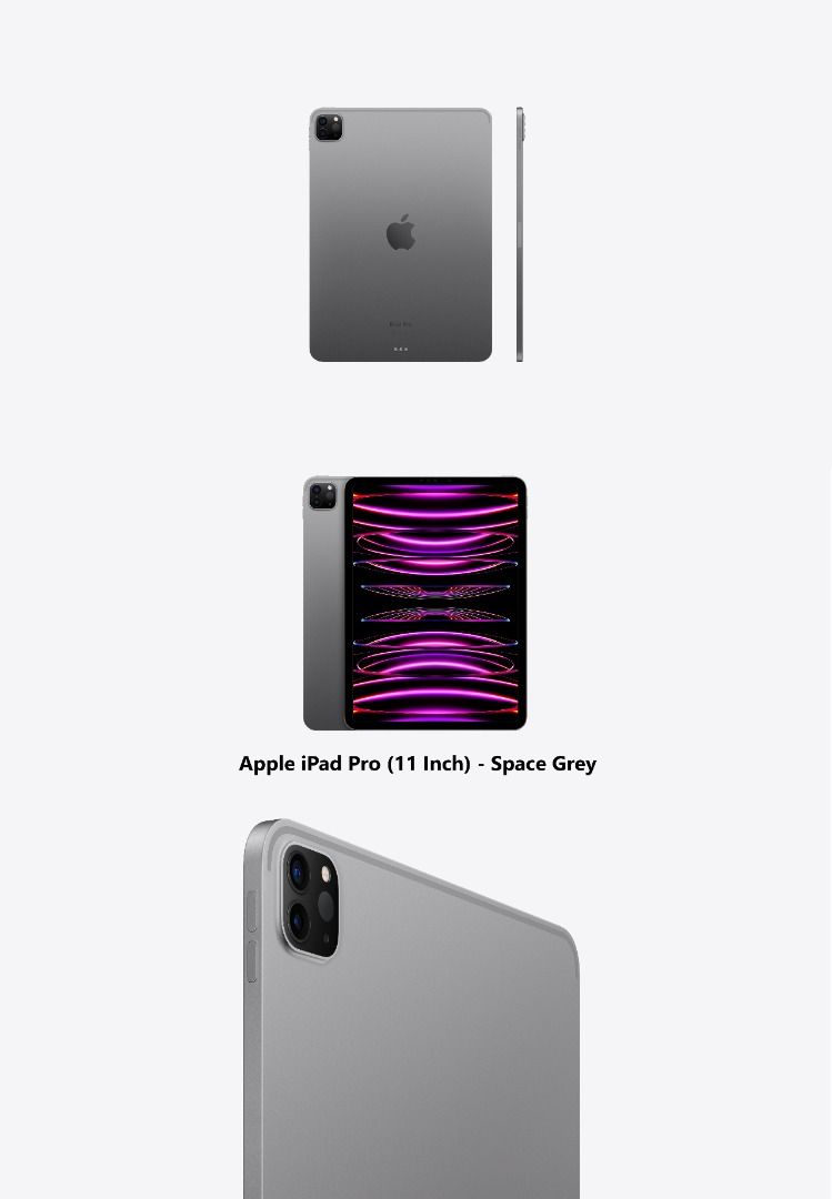 iPad Pro 11 4th Gen WiFi + Cellular Silver 512GB, Mobile Phones