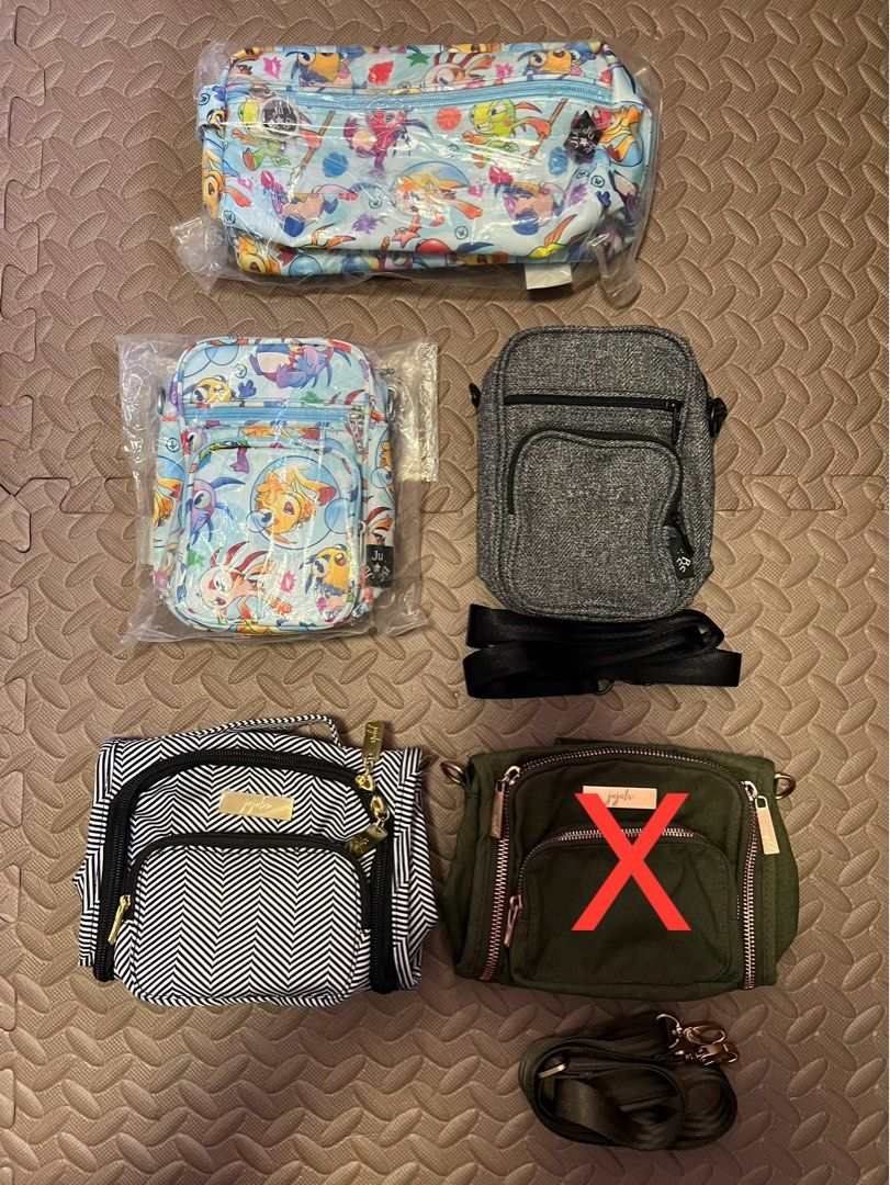 jujube mini backpack vs helix 2 zippered front pockets Fabrics – Light Jujube Hello Rainbow - Mini