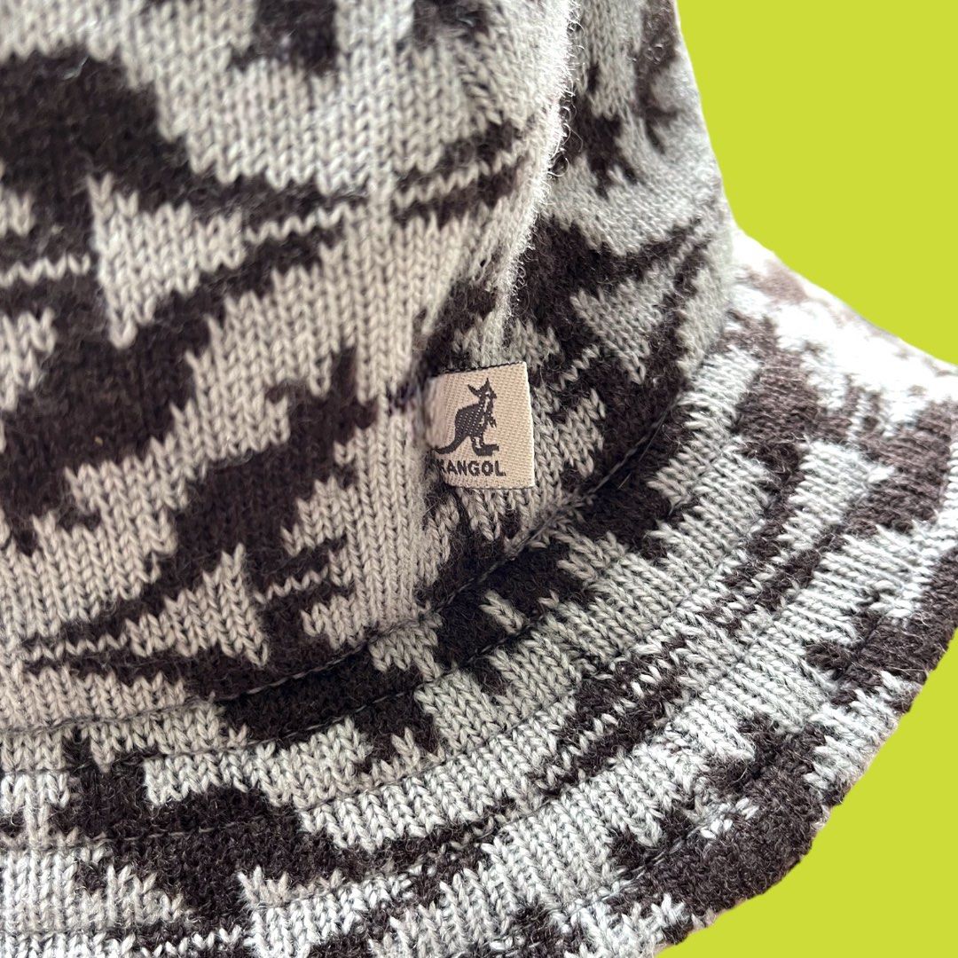 Kangol Kanganude Space Knit Bucket Hat (Category: Caps & Hats) located in Santa Rosa. Submitted by thegreencloset. (Listing ID 1294814046, Image 3). Description: Kangol Kanganude Space Knit Bucket Hat Large on tag Head circumference: approx. 22 inches.