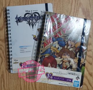 Kingdom Hearts Ring Lined Notebooks (Sold per piece or take all)