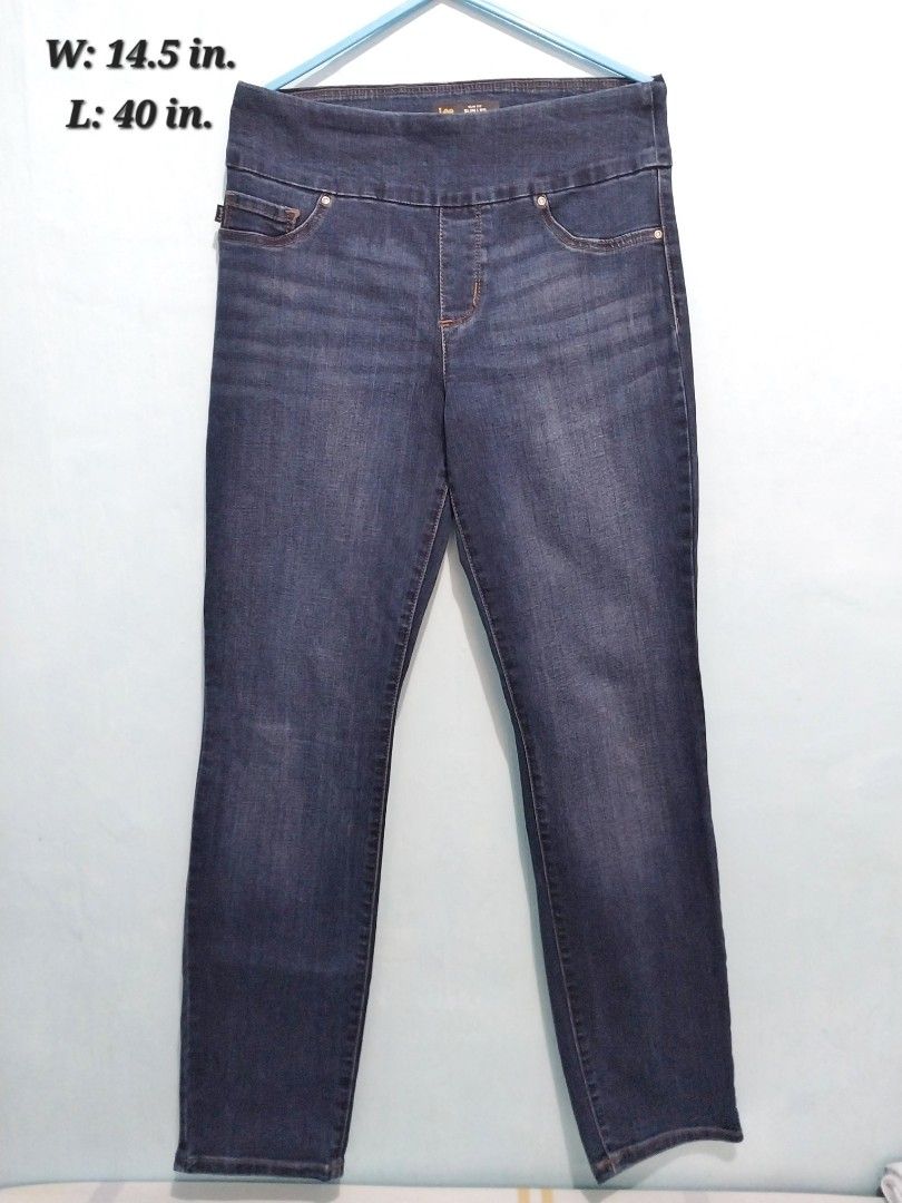 Lee Slim Fit Slim Leg Mid Rise Sculpting Denim Jeans Women s Fashion Bottoms Jeans on Carousell