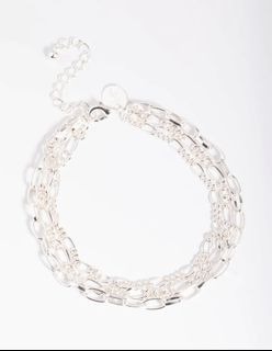 Lovisa Silver Triple Chain Anklet
