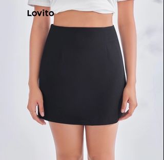 Lovito women basic skirt