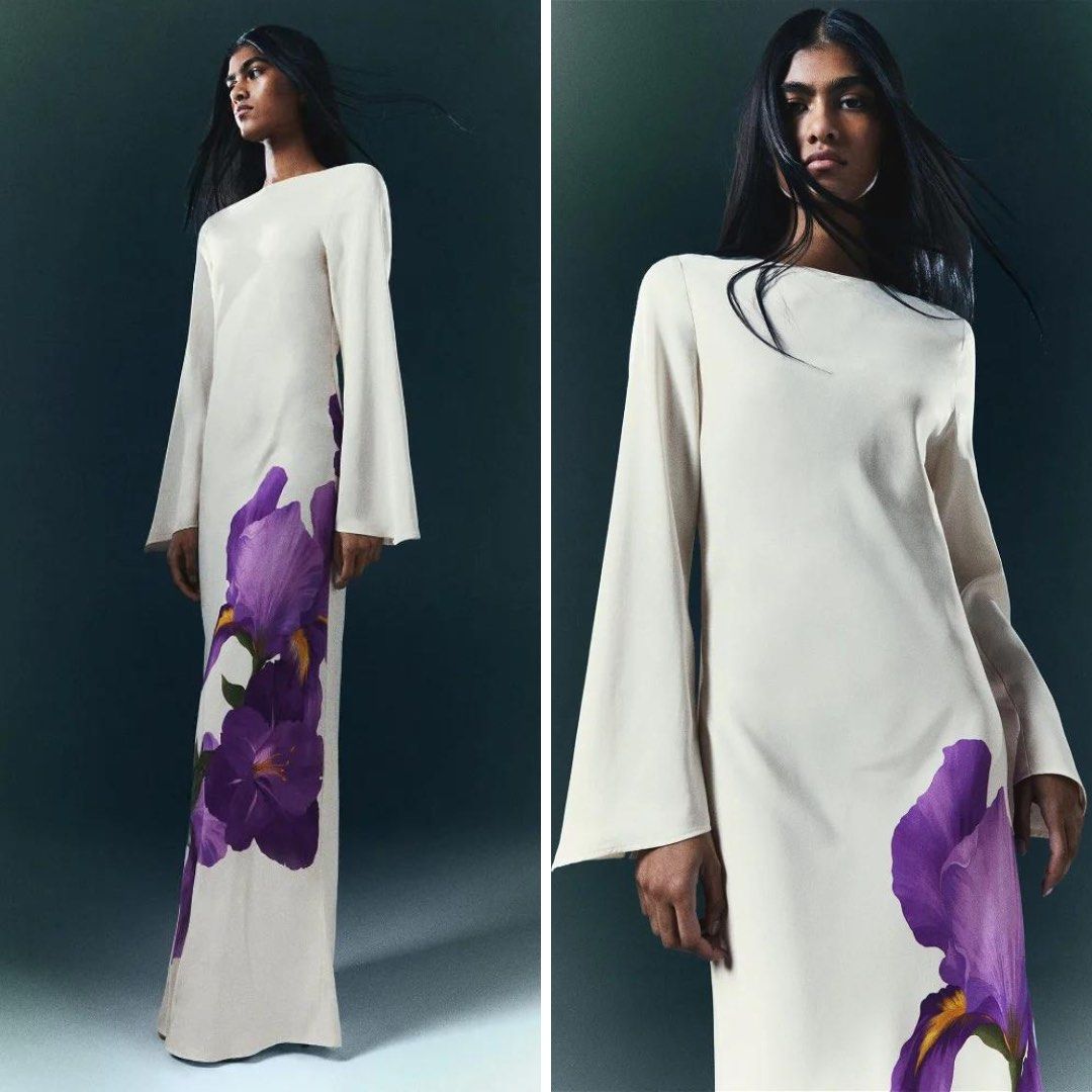 Mango long white dress shop