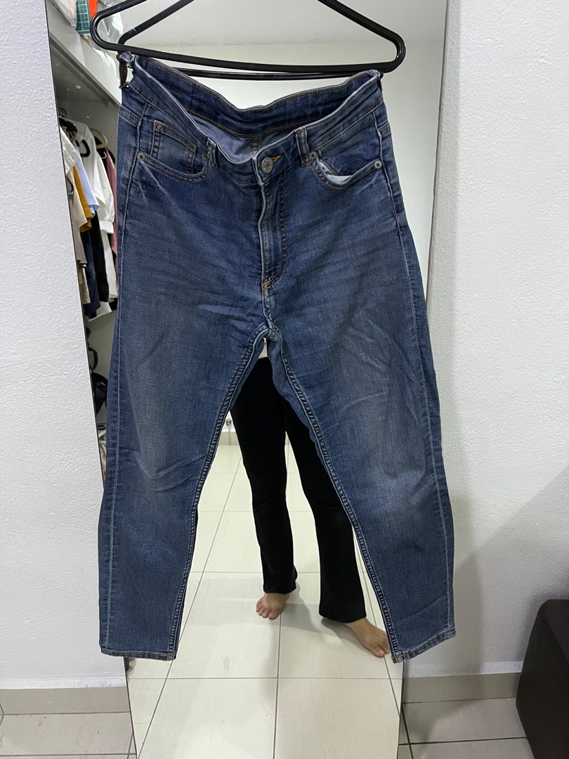 Cropped straight jeans - Women's fashion