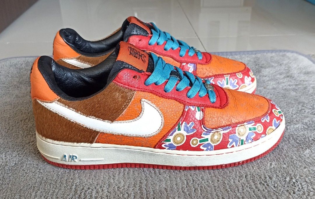 Nike AF1 Low Year Of The Dog 2005 Autent Fesyen Pria Sepatu Sneakers di Carousell