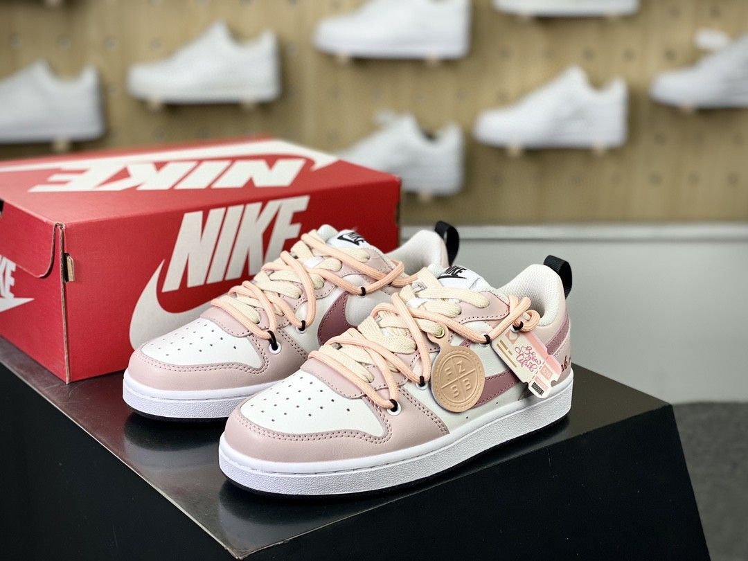Nike court borough rose on sale