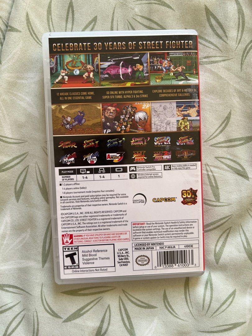 Nintendo Switch Street Fighter (Category: Nintendo) located in Quezon City. Submitted by francisella69 (Listing ID 1294750193, Image 2). Description: .
