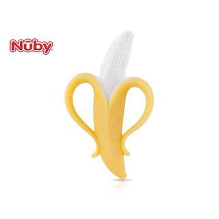 Nuby 3m+ NanaNubs Banana Silicone Teether