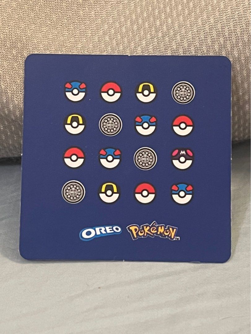 Oreo寶可夢 夢幻卡片+妙蛙種子卡片