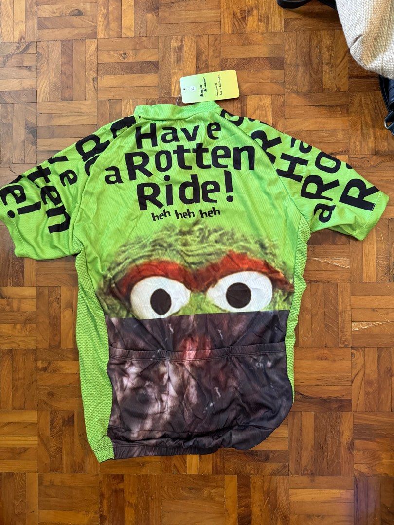 Oscar the grouch cycling jersey clearance