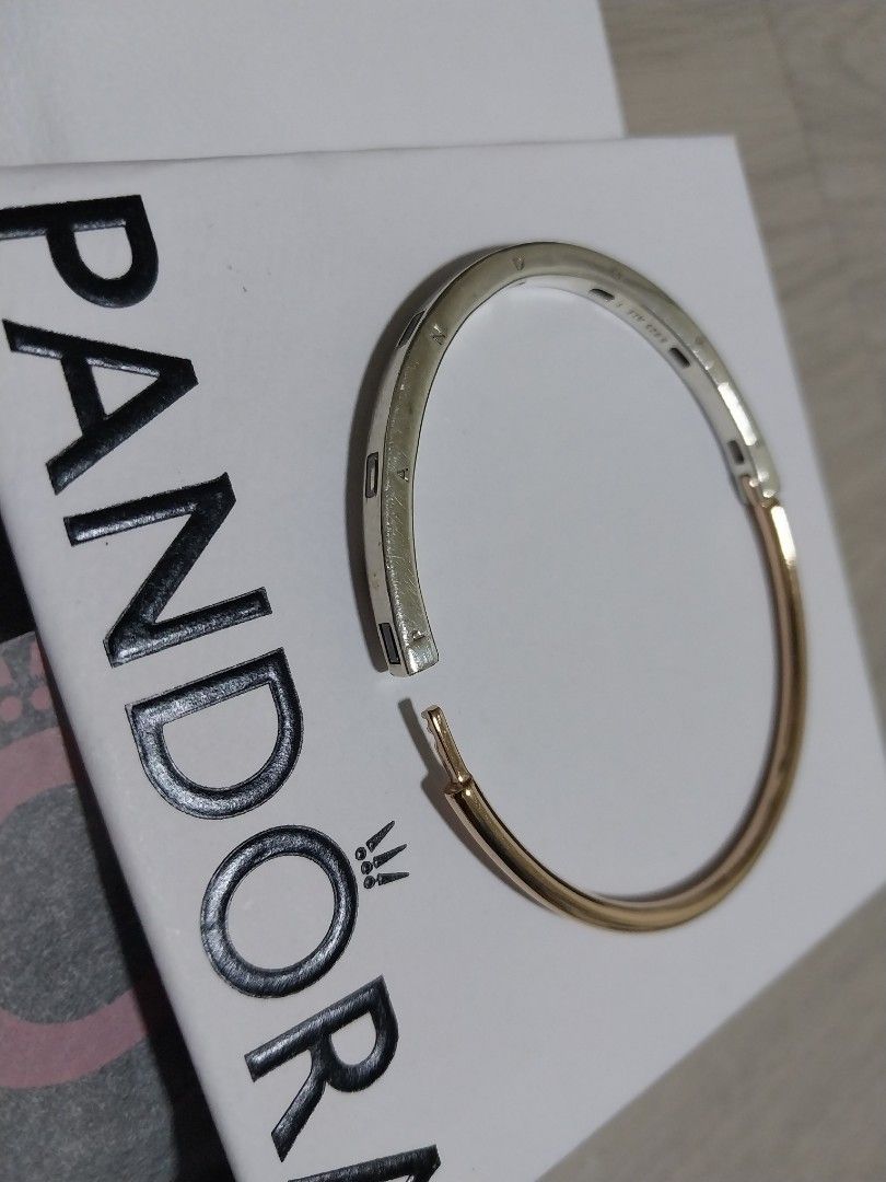 Pandora signature two tone bracelet store