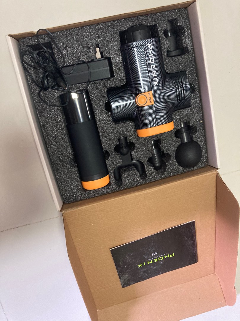 Phoenix A2 massage gun therapy Health Nutrition Massage Devices on Carousell
