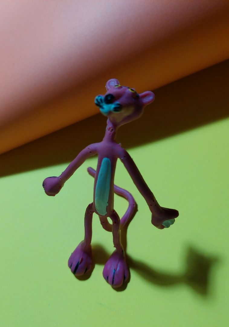 PInk Panther bendy toy (Category: Kids Toys) located in Antipolo. Submitted by cychiyo (Listing ID 1294718587, Image 2). Description: best price posted Pink Panther bendy toy personal preloved, not ukay toy roughly around 4 inches + (ear to paw) BDO s/a or GCash payment .