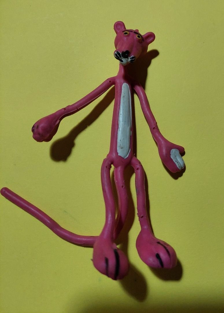 PInk Panther bendy toy (Category: Kids Toys) located in Antipolo. Submitted by cychiyo (Listing ID 1294718587, Image 1). Description: best price posted Pink Panther bendy toy personal preloved, not ukay toy roughly around 4 inches + (ear to paw) BDO s/a or GCash payment .