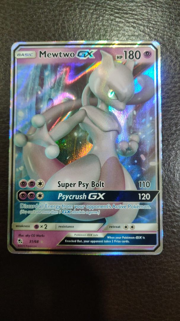 Pokemon TCG - Mewtwo GX, Hobbies & Toys, Toys & Games on Carousell