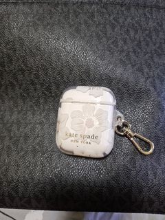 Pre-loved original Airpods Gen 2 with Kate Spade case