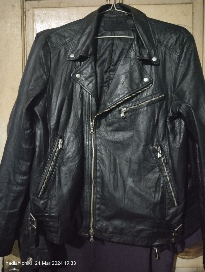 luv maison japanese label leather jacket
