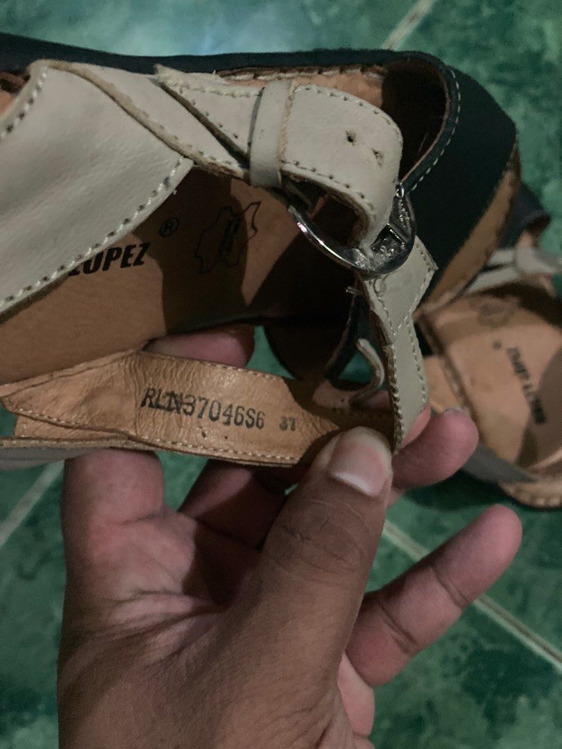 Rusty Lopez Leather Sandal (Category: Sandals) located in Caloocan City. Submitted by markmba (Listing ID 1294737271, Image 1). Description: Size 37 No heel drag Padala from abroad Selling really low so that someone can use it nalang.