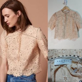 Sandro Lace Top